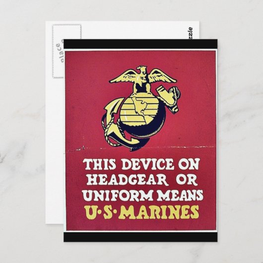 ヘッドギア又は均等な手段の上のこの装置 ポストカード (正面/裏面)