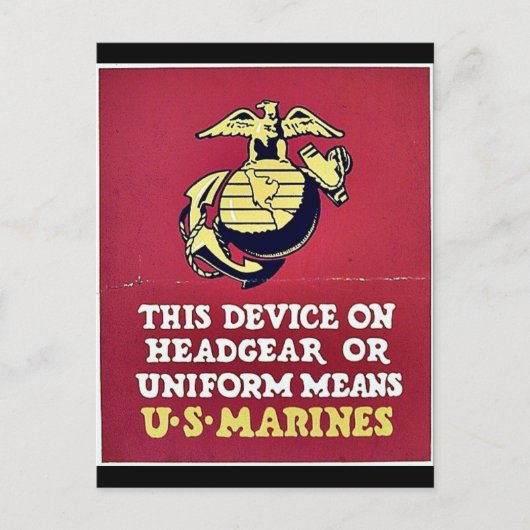 ヘッドギア又は均等な手段の上のこの装置 ポストカード (正面)