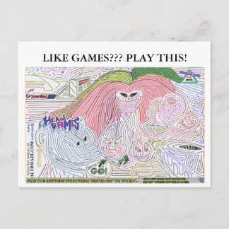 ヘッドゲームウルトラ迷路'10 ポストカード