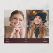 ヘッドショットアクター&モデル両面コンポ ポストカード (裏面)