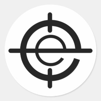 ヘッドショットゲーミングステッカー ラウンドシール