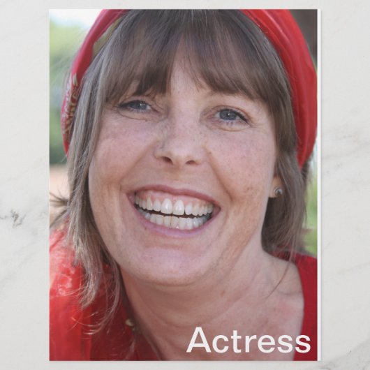 ヘッドショットコンポジットカード – アクターゼットカード チラシ (正面)