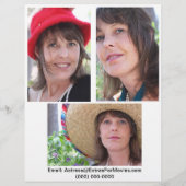 ヘッドショットコンポジットカード – アクターゼットカード チラシ (裏面)