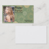 ヘッドショットビジネスカードモデルまたはアクター 名刺 (正面/裏面)