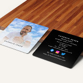 ヘッドショットフォトソーシャルメディアFreelanceフォトグラファー スクエア名刺