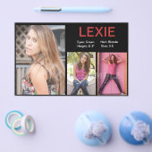 ヘッドショットモデルのコンポジットカー手頃ド チラシ (シングル)