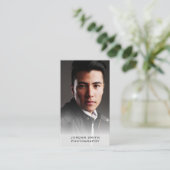 ヘッドショット写真ソーシャルメディア写真垂直 名刺 (スタンド正面)