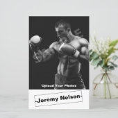 ヘッドショット男性用アクターコンプカード (スタンド正面)