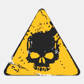 ヘッドショ警告ット 三角形シール