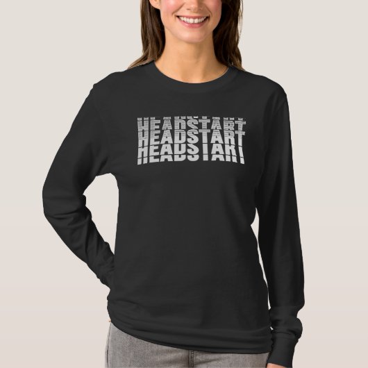 ヘッドスタート先生は Tシャツ (正面)