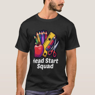 ヘッドスタート・スクワッド・バックトゥスクール先生マッチング Tシャツ