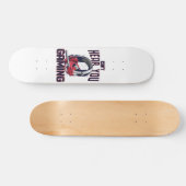 ヘッドセット付きゲームデザイン スケートボード (横)