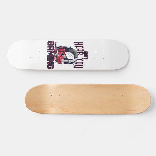 ヘッドセット付きゲームデザイン スケートボード (横)