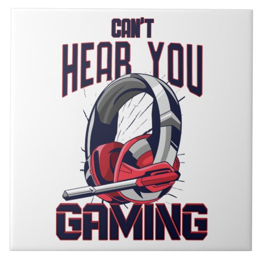 ヘッドセット付きゲームデザイン タイル (正面)