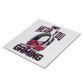 ヘッドセット付きゲームデザイン タイル (側面)