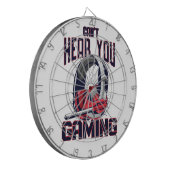 ヘッドセット付きゲームデザイン ダーツボード (正面左)