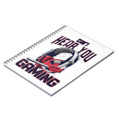 ヘッドセット付きゲームデザイン ノートブック (左側)