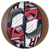 ヘッドセット付きゲームデザイン バスケットボール (縦)