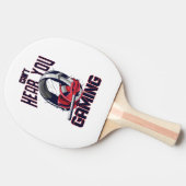 ヘッドセット付きゲームデザイン 卓球ラケット (横)