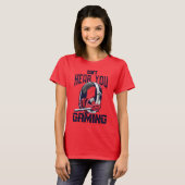 ヘッドセット付きゲームデザイン Tシャツ (正面フル)