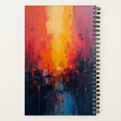 ヘッドセット付き水彩骨格ゲーマー ノートブック (裏面)