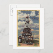 ヘッドタワー、ミキシングプラント、シャスタダム ポストカード (正面/裏面)