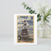 ヘッドタワー、ミキシングプラント、シャスタダム ポストカード (スタンド正面)