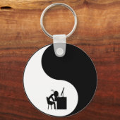 ヘッドデスクアイコン キーホルダー (正面)