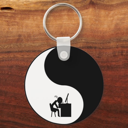 ヘッドデスクアイコン キーホルダー (正面)