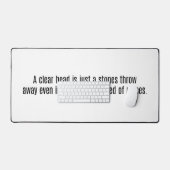 ヘッドデスク澄んマット デスクマット (キーボード&マウス)