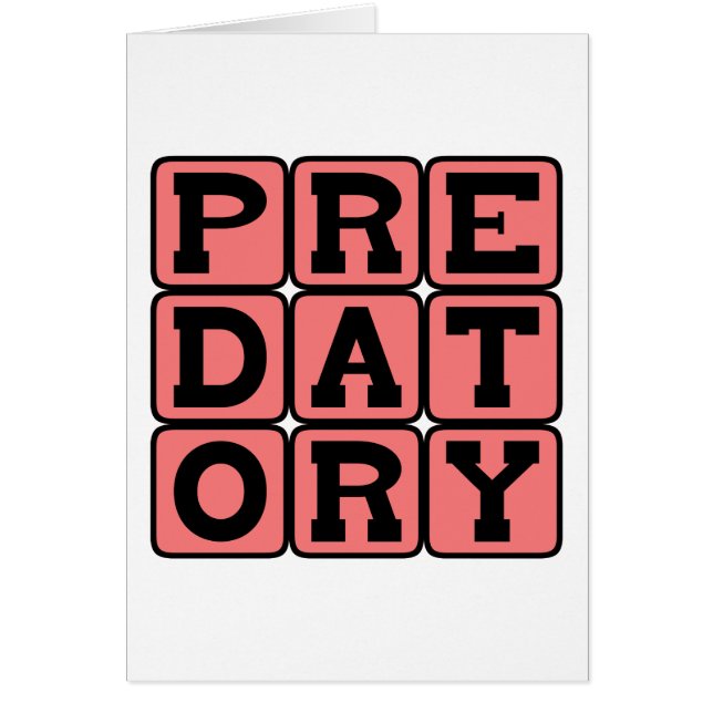 ヘッドハンター・捕食動物 (正面)