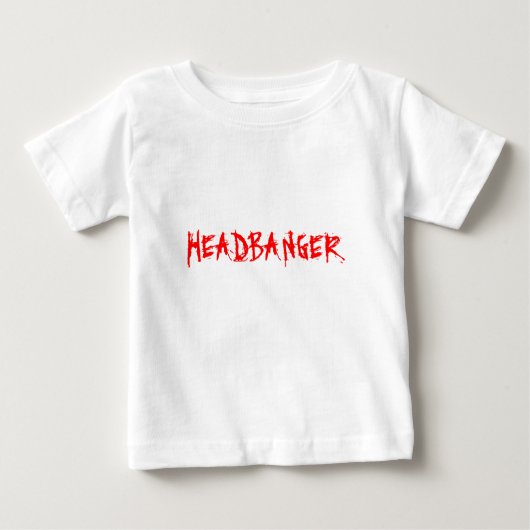 ヘッドバンガー ベビーTシャツ (正面)