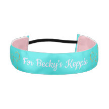 ヘッドバンドハヌカーぶら下がった金ゴールドチャーム