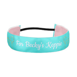 ヘッドバンドハヌカーぶら下がった金ゴールドチャーム アスレチックヘッドバンド