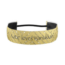 ヘッドバンドハヌカー"シェブロンホリデイ金ゴールド"