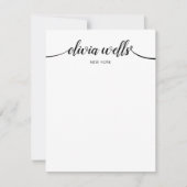 ヘッドバンドヘアアクセサリー表示カード 招待状 (正面)