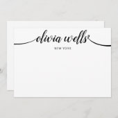 ヘッドバンドヘアアクセサリ水平5x7ディスプレイ 招待状 (正面/裏面)