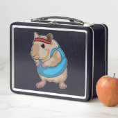 ヘッドバンド付きランナーとしてマウス メタルランチボックス (インサイチュ)