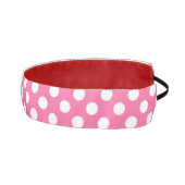 ヘッドバンド/ピンク水玉模様 アスレチックヘッドバンド (右)