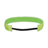 ヘッドバンド：「ライム・グリーン・カラー」 アスレチックヘッドバンド (裏面)