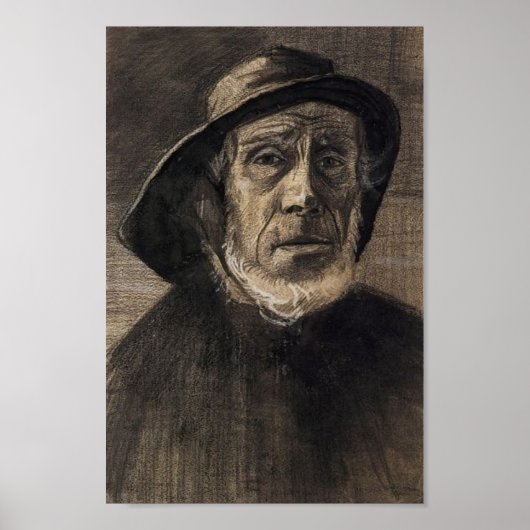 ヘッドフィッシャーマンビンセント・ヴァン・ゴッホ ポスター (正面)