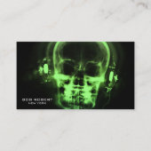 ヘッドフォンで独自のX線スケルトンを作成する 名刺 (正面)