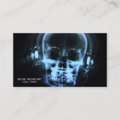 ヘッドフォンで独自のX線スケルトンを作成する 名刺 (正面)