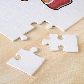 ヘッドフォンで音楽を楽しむ ジグソーパズル (側面)