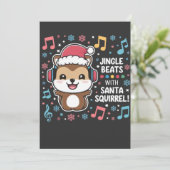 ヘッドフォンとサンタハットのリス – Jingleビート セーブザデート (スタンド正面)