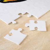 ヘッドフォンと幸せ聞なドラゴンが音楽に。 ジグソーパズル (側面)