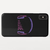 ヘッドフォンの音量アップ Case-Mate iPhoneケース (裏面(横))