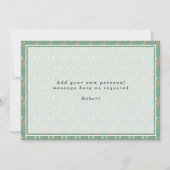 ヘッドフォンは私のアッシャーのプロポーザルのカード サンキューカード (裏面)