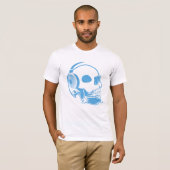 ヘッドフォンスカル Tシャツ (正面フル)