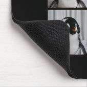 ヘッドフォン付きペンギン感覚動物園ペンギン マウスパッド (コーナー)